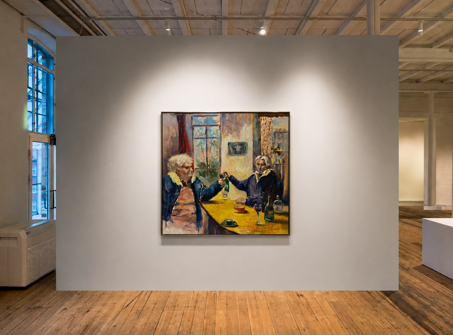 Work shown in a gallery space